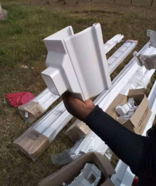 PVC Gutters and Accessories - Crystal Mabati Factory